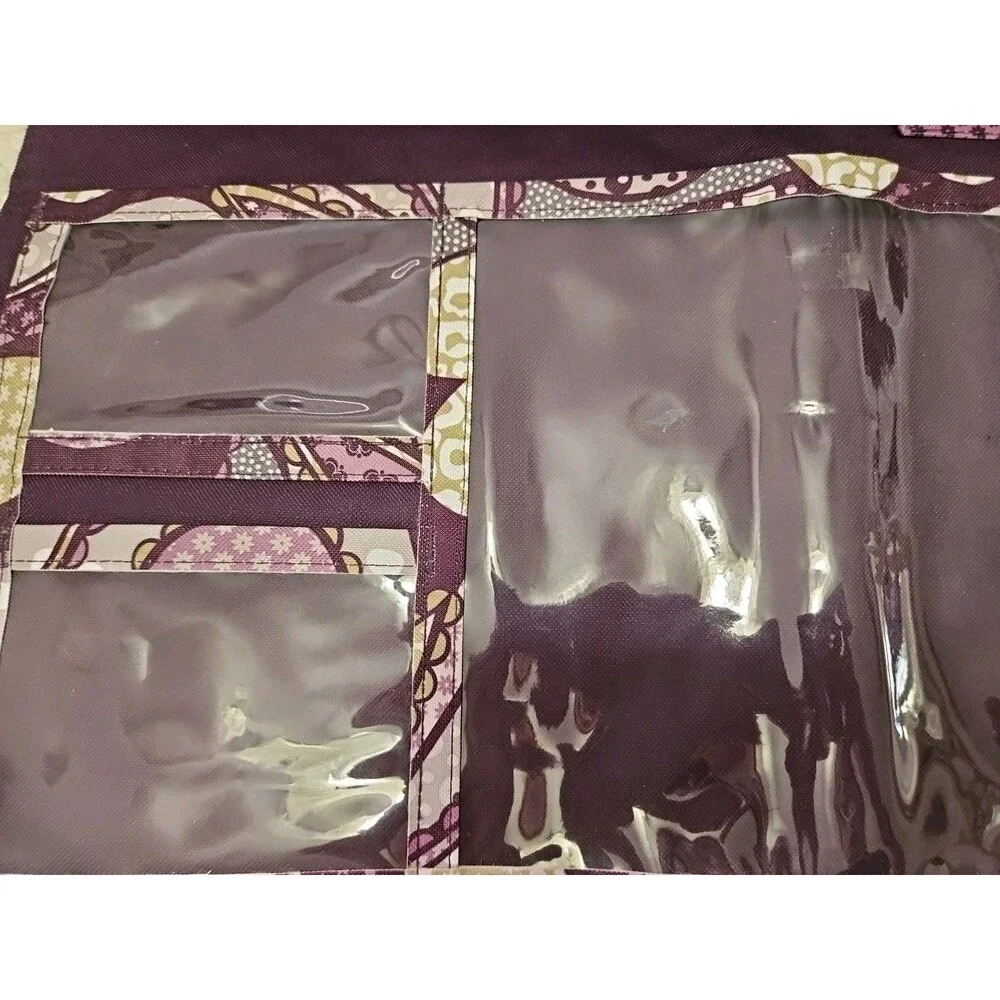 Thirty-One 31 Hang Up Home Organizer Purple Patchwork Paisley 41